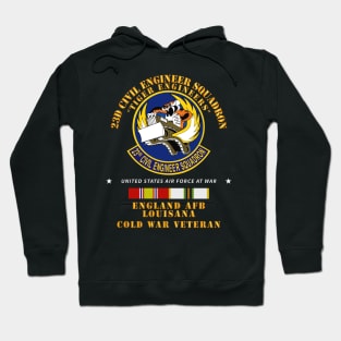 23d Civil Engineer Squadron - Tiger Engineers - England AFB  w COLD SVC Hoodie